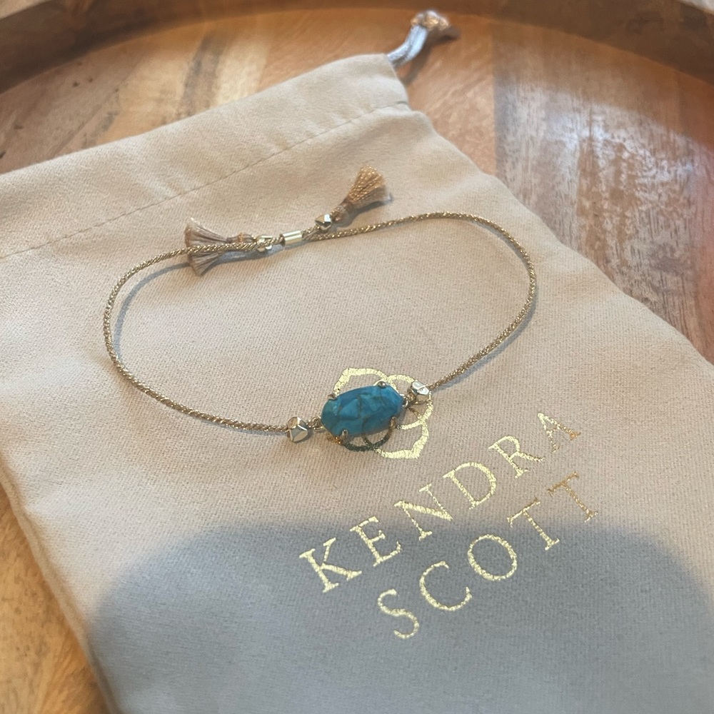 Kendra Scott Everlyne Gold Cord Friendship Bracelet
